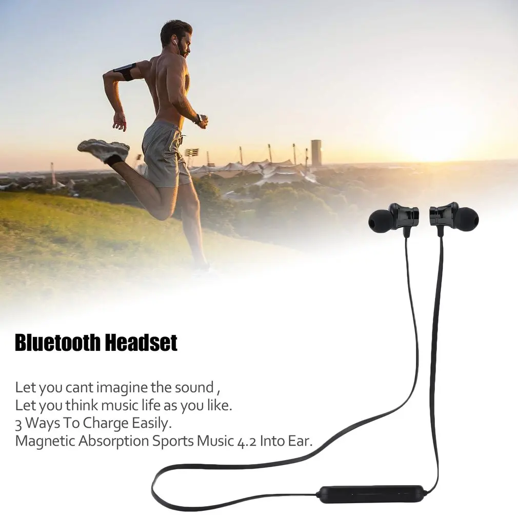 XT 11 беспроводные Bluetooth наушники V4.2 магнитные спортивные водонепроницаемые