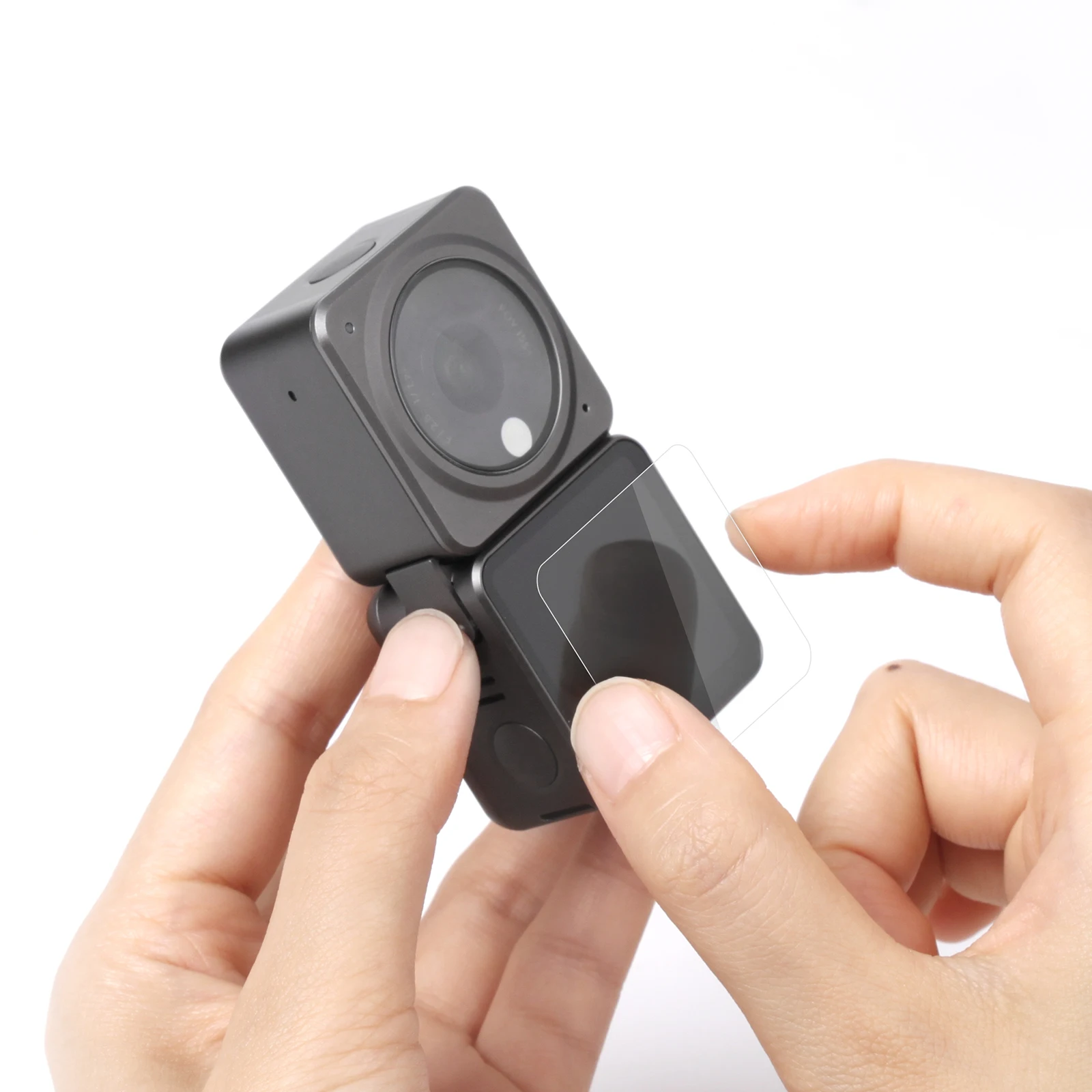 for dji action 2 camera screen protector hd explosion proof tempered glass film for dji aciton2 screen protector accessories free global shipping