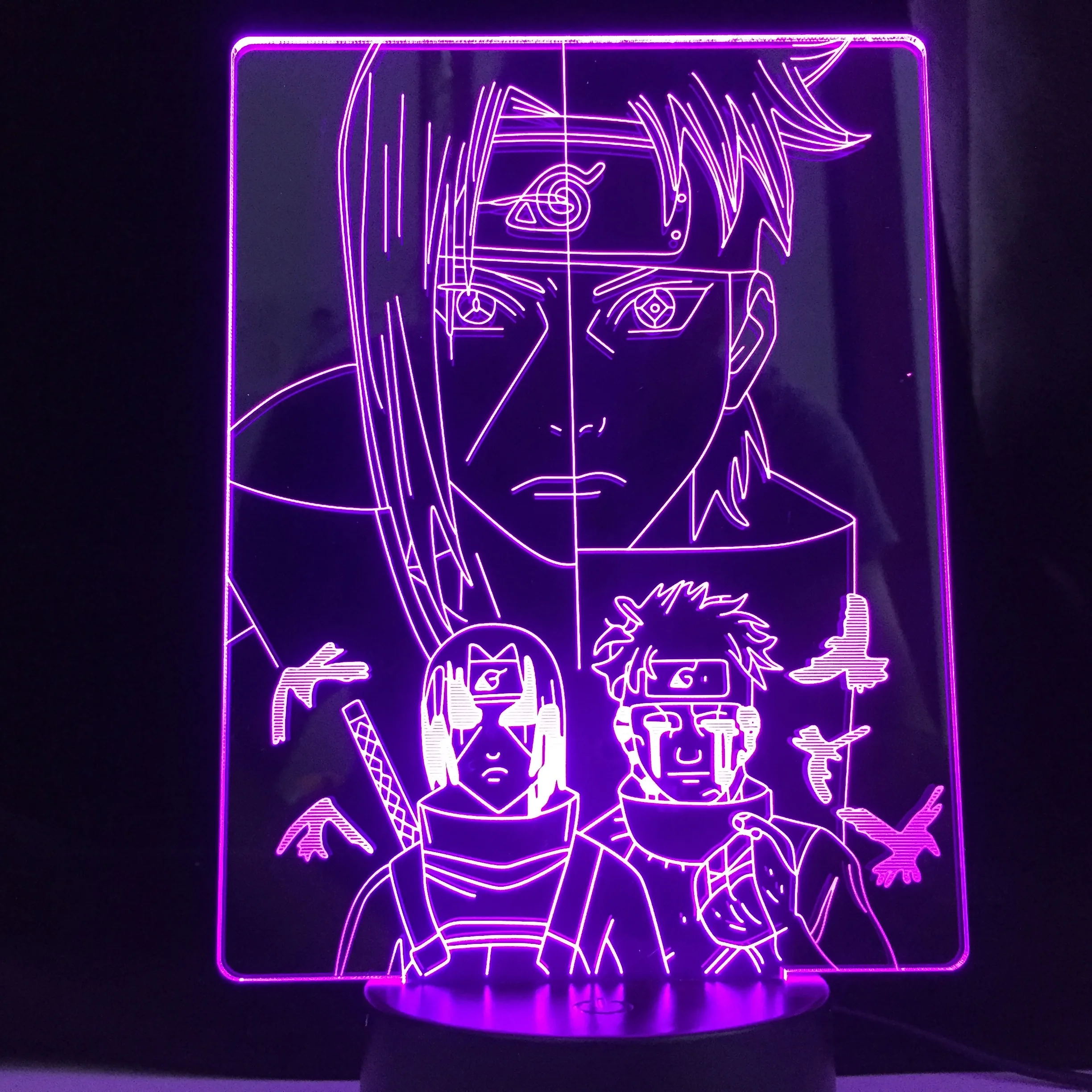 

Itachi-and-shisui-Anime-lamp Manga 3d Lamp Anime Arlert for Bedroom Decorative Light Kids Birthday Gift LED Night Light Dropship