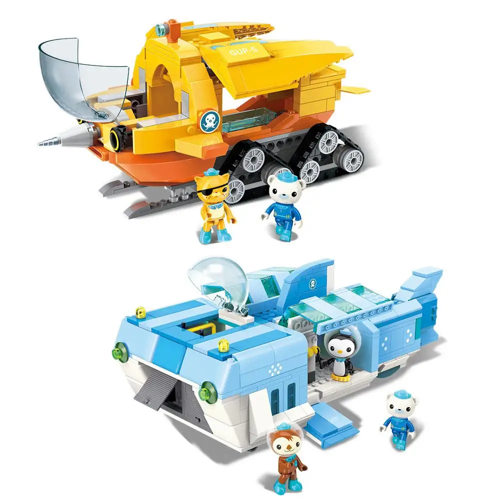 Набор конструкторов Octonauts осьминог подводная лодка Обучающие игровые фигурки