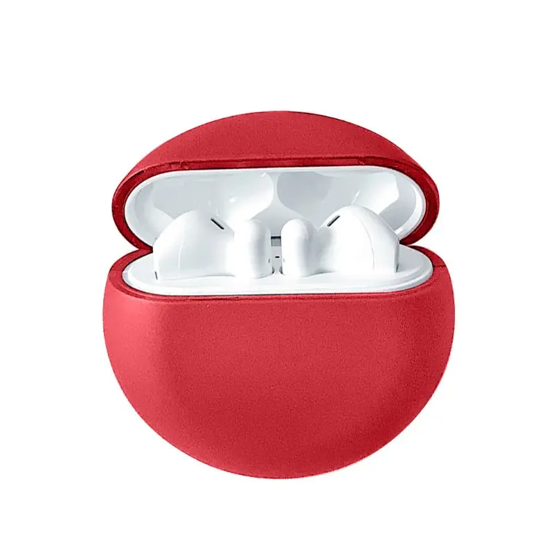 

Hard PC Shell Earphone Case Solid Color Protective Cover for Hua-wei Freebuds 3 New