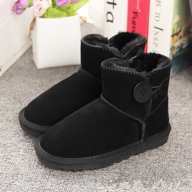 Австралийский бренд зимние ботинки для девочек водонепроницаемые ботильоны