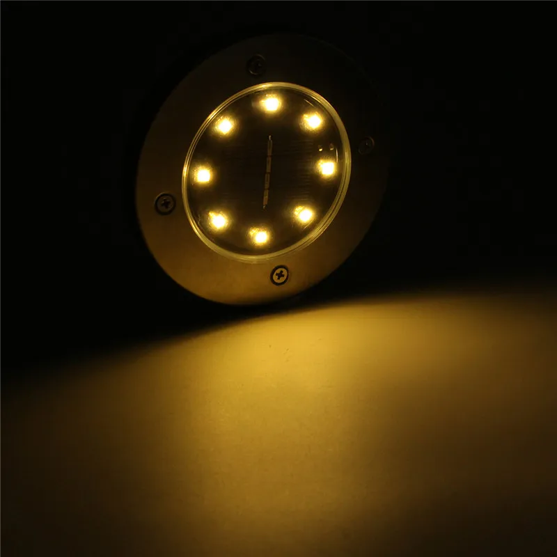 Водонепроницаемый садовый фонарь на солнечной батарее колодесветильник