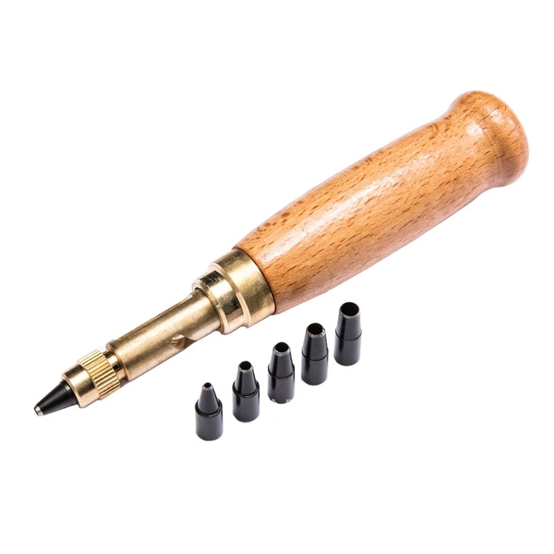 Дешево Дыропробивной винт Съемный для книги сверло авто с 6 Размер Наконечник 1,5-4 мм автоматические ремни винт Пробивной кожаный инструмент