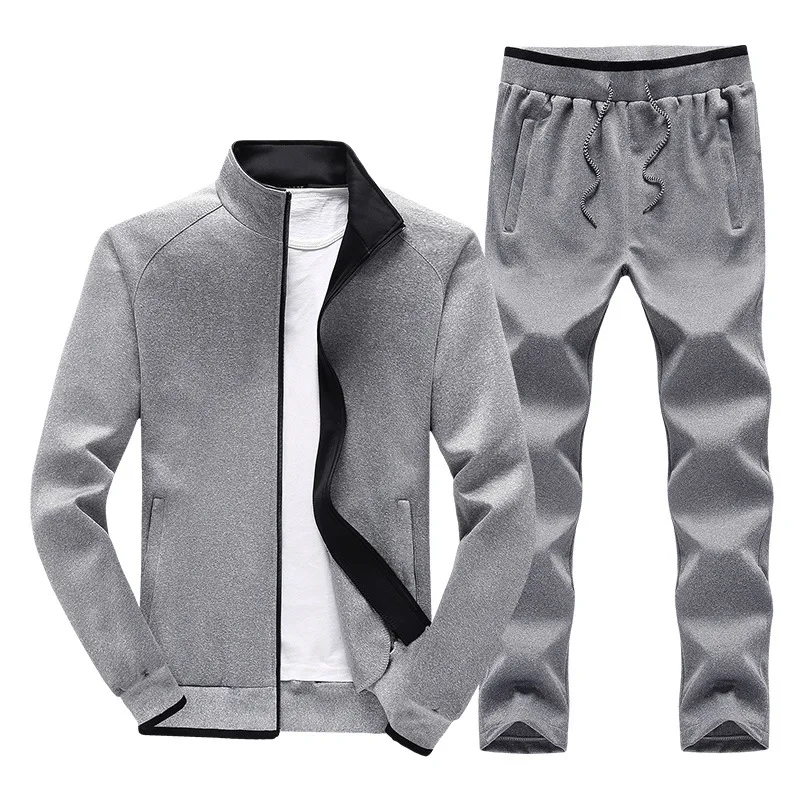 Спортивный костюм большого размера 5XL мужские комплекты Осень зима 2019 толстая