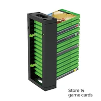 for ps5ps4xbox one vertical stand disk storage towergames discs holder 14 game disks organizer game accessories