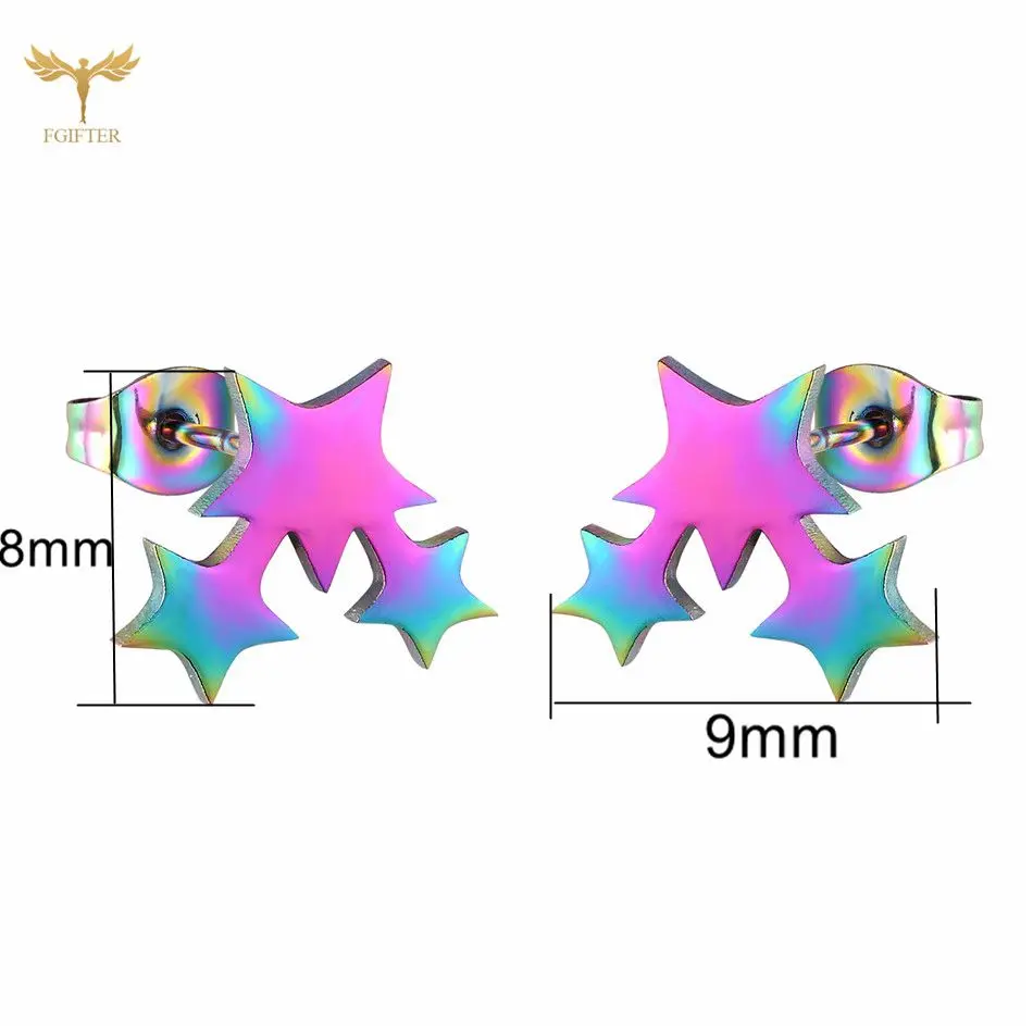 12 пар оптовая продажа серьги гвоздики для женщин женские из нержавеющей стали