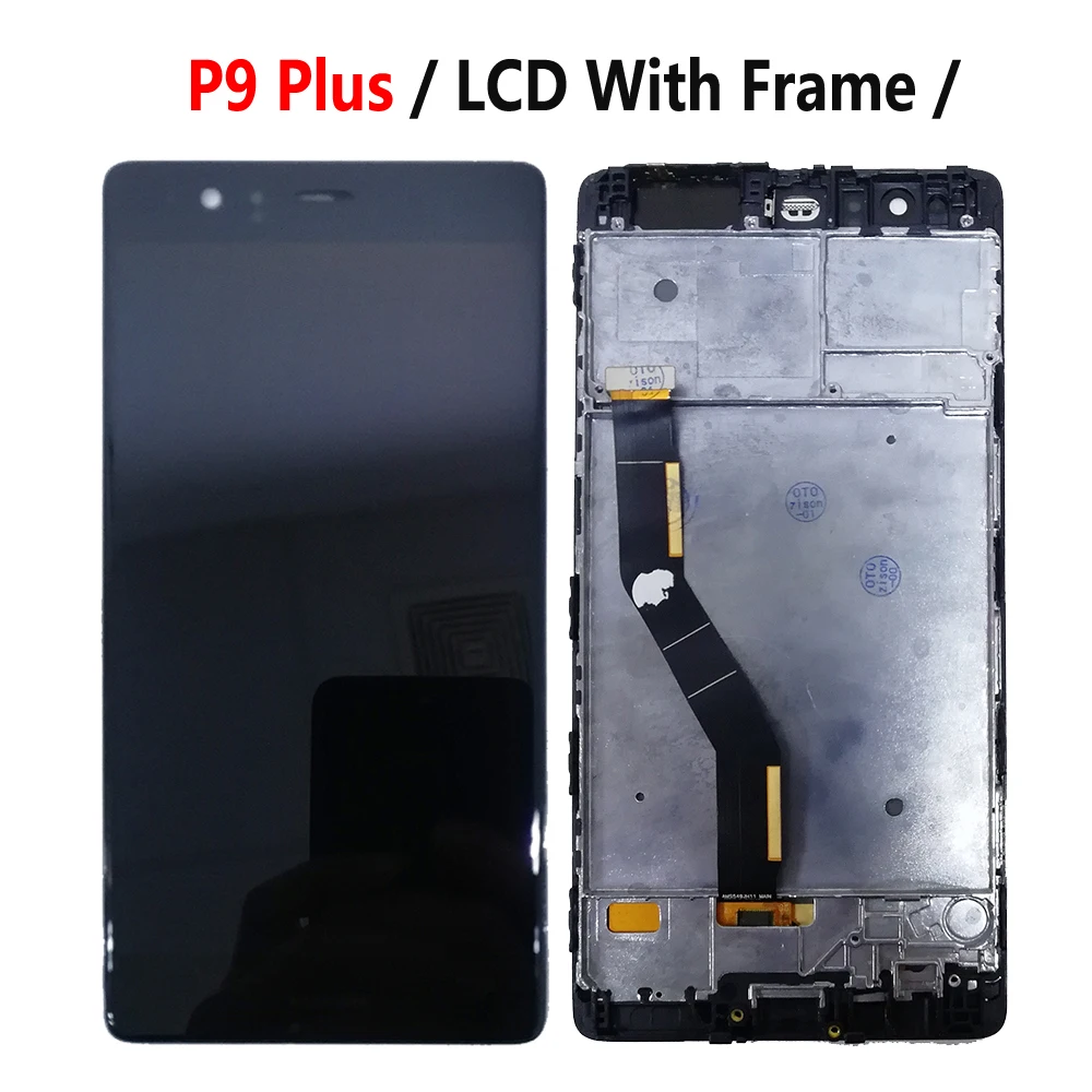 ЖК дисплей с рамкой для Huawei P9 EVA L09 L19 L29 сенсорным датчиком дигитайзер в сборе Plus VIE