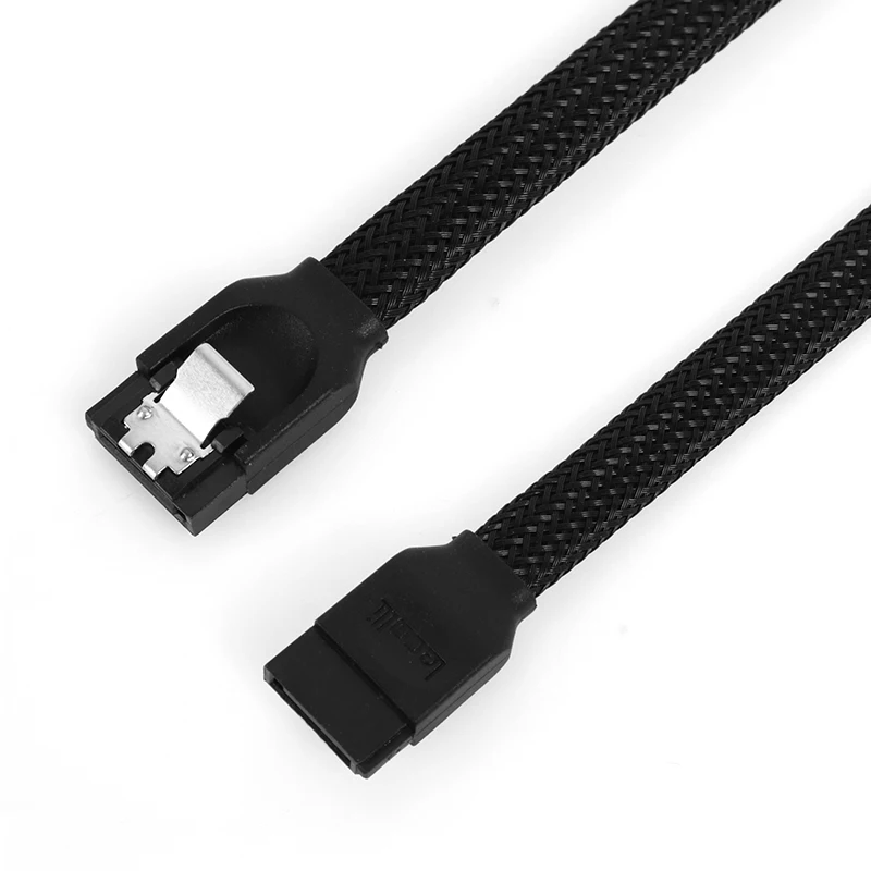 Lecolli 6 шт. 50 см Sata3 7pin кабель для передачи данных ГБ/сек. Ssd Hdd жесткий диск шнур с