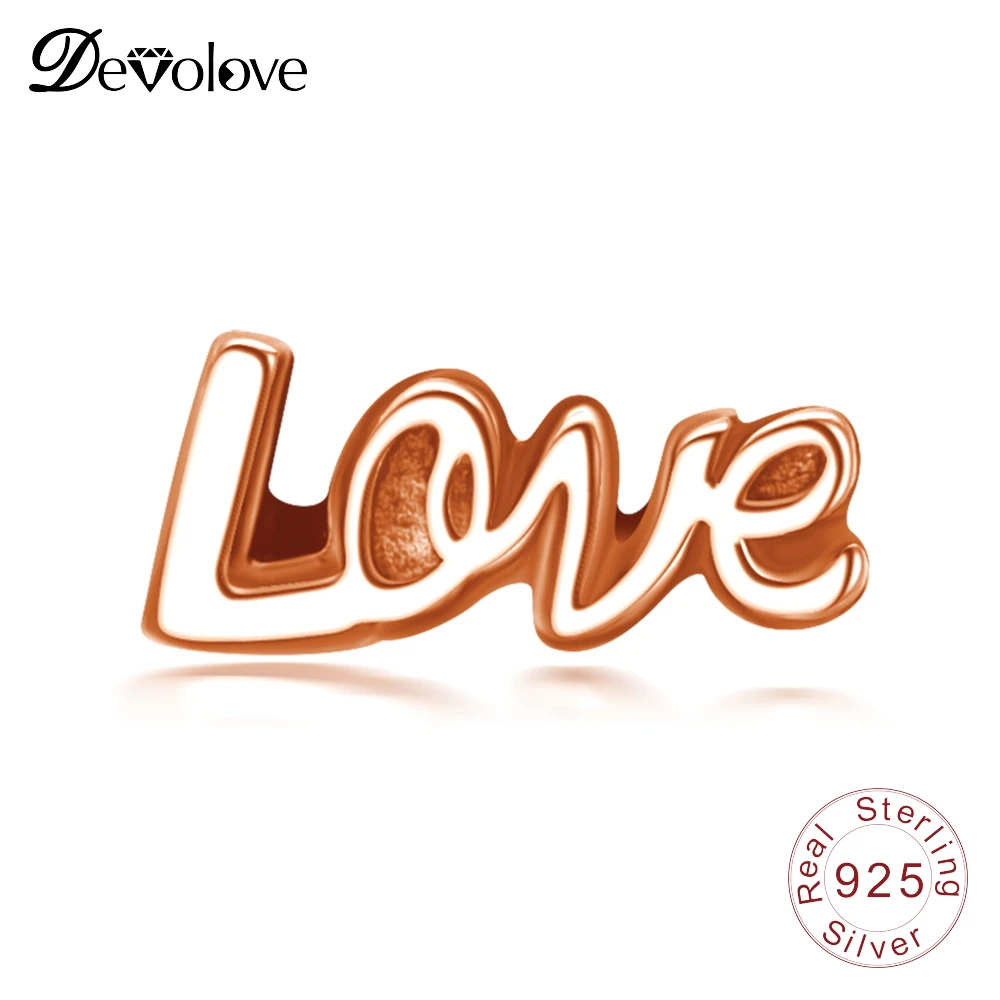 DEVOLOVEHigh Высокое качество 100% стерлинговые серебряные бусины-шармы рефлексионы