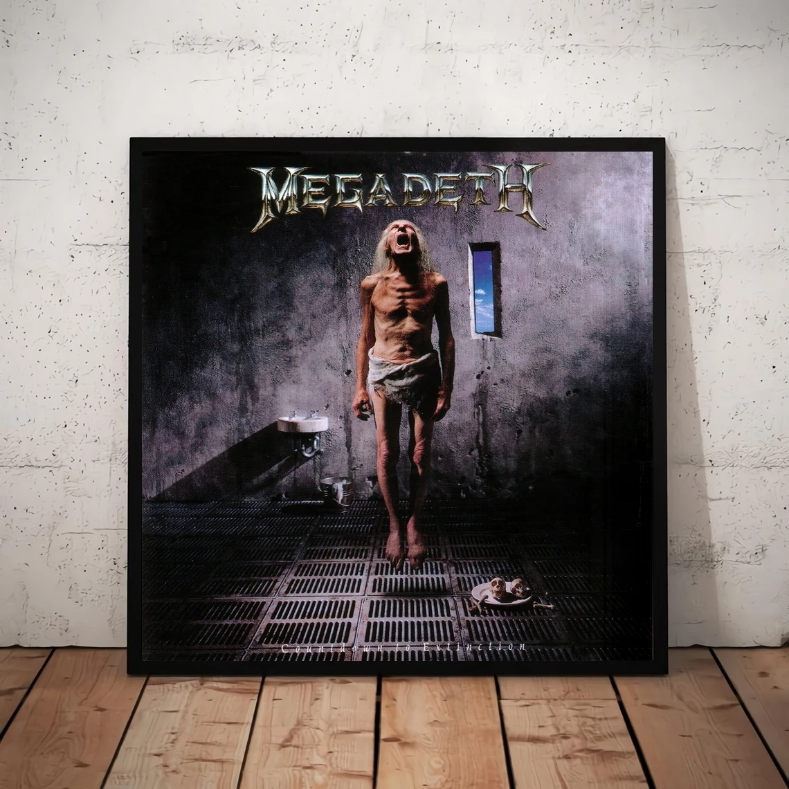 Постер Megadeth с обратным отсчётом до исчезновения музыкального альбома Обложка