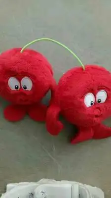 mini cherry Несколько стилей выбранные фрукты овощи арбуз Starwberry " Мягкие плюшевые игрушки куклы для подарок ребенку на Рождество - Цвет: mini cherry