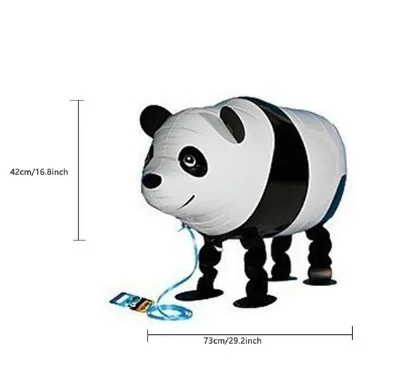 ZL panda Большие Животные лисы фольги джунгли вечерние шары Сова день рождения лес вечерние украшения Дети Ежик медведь globos - Цвет: ZL panda