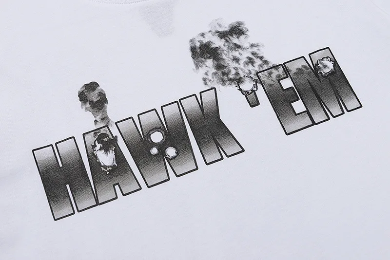 

VLONE men t shirt 100% cotton streetwear Women's T-shirt USA summer Short sleeve brand hip hop tshirt hawkem