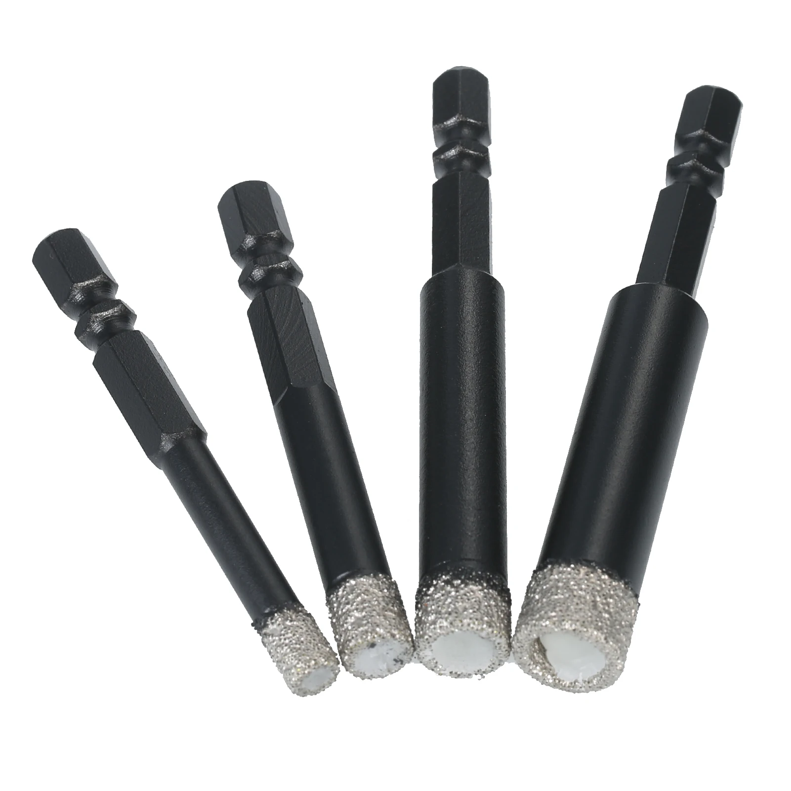 Сухое алмазное отверстие для пилы 4 шт. набор сверл с шестигранной головкой