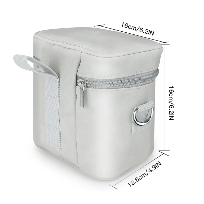 

PU Storage Bag for MAVIC Mini 2 Portable Protective Cover Case with Carabiner Shoulde Strap for -DJI Mavic Mini 2 Accessories