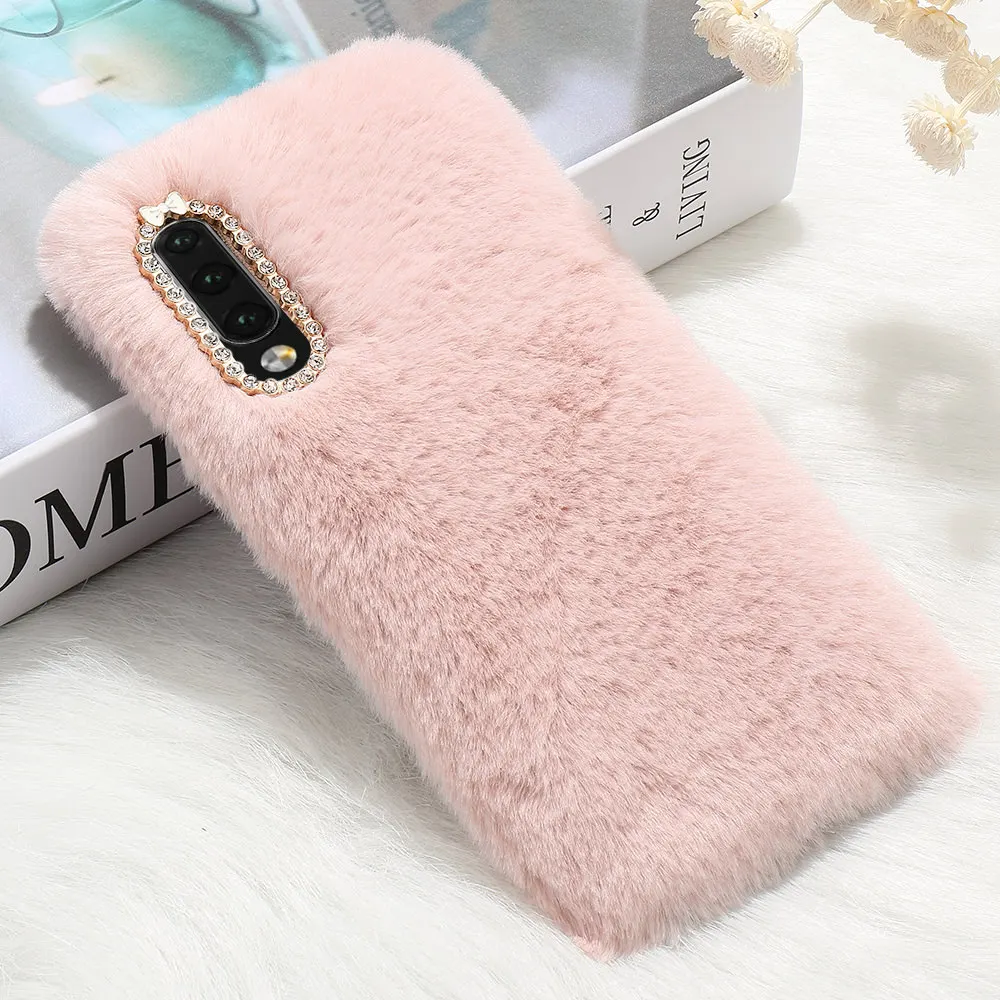 Чехол для Samsung Galaxy A41 A21s A71 A51 A70 A50 A30 A20 S21 ультра S20 5G плюс роскошь кроличий мех