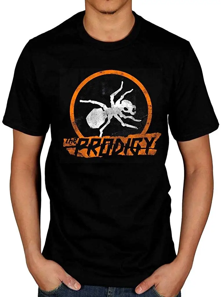 Мужская Официальная футболка The Prodigy Orange Ant мужская и женская с надписью R.I.P Keith Flint