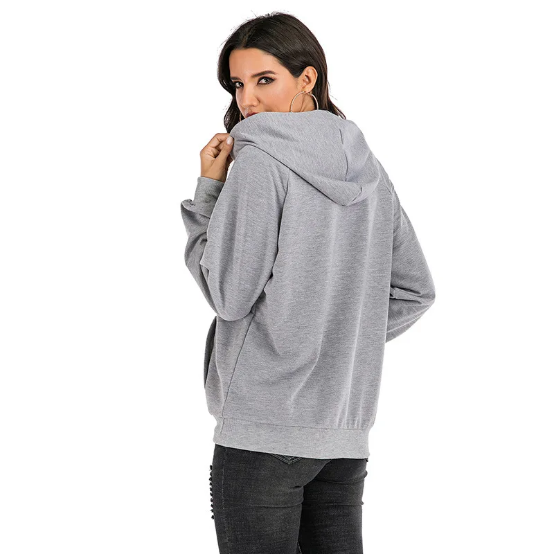 

Amazon's New Long Sleeve Letter Printed Hooded Sweater For Women