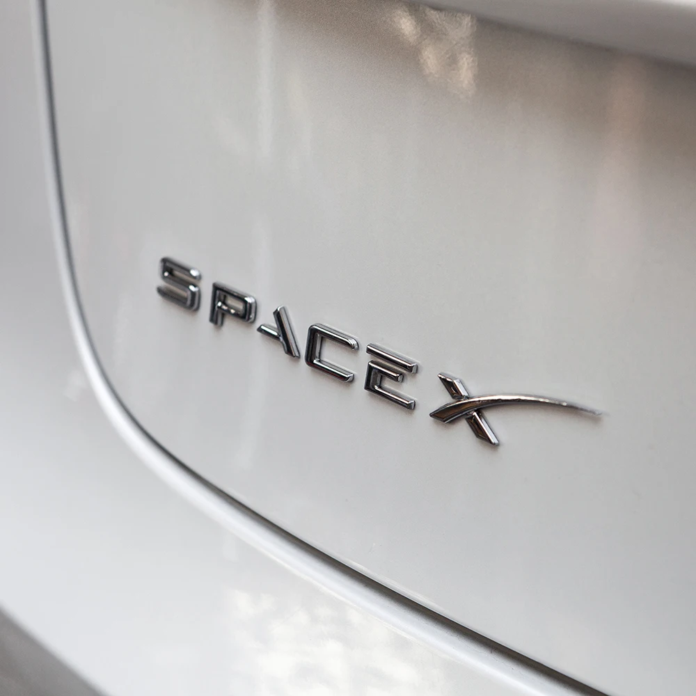 Heenvn новая космическая X Стикеры для Tesla модель 3 2021 аксессуары письма хвост ярлык с