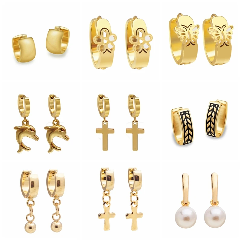 Новинка Лидер продаж в стиле панк из нержавеющей стали виде геометрических фигур