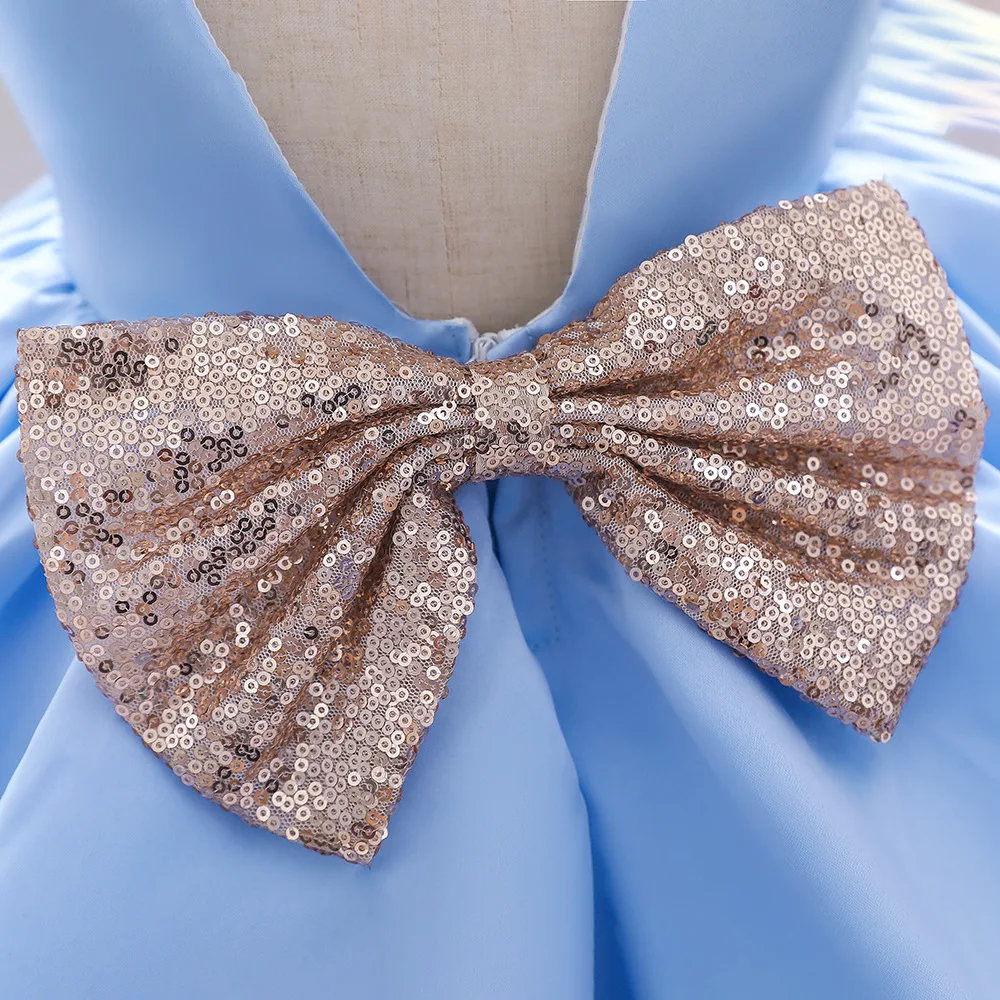 

2021 Baby Girls Dress Newborn Princess Dresses for Baby First 0-3 Year Birthday Dress Flower Girls Dresses Infant Party Dress