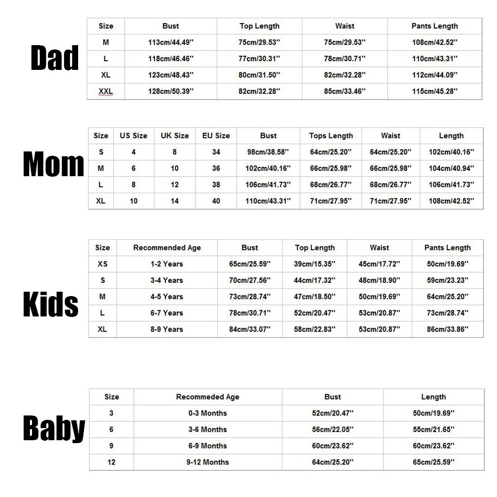 Пижама семейная Рождественская Женская топ с надписью мам + полосатые брюки