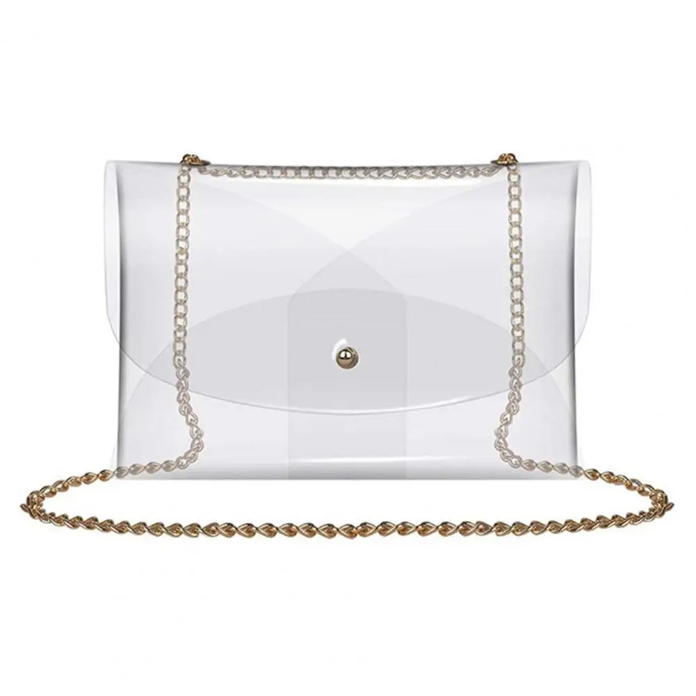 

Одобренная ПВХ сумка для стадиона, модная износостойкая однотонная прозрачная сумка через плечо, дорожная сумка для покупок для концертов