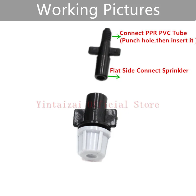 1000 шт. соединители для полива сада 4 8 мм 6 | Дом и сад