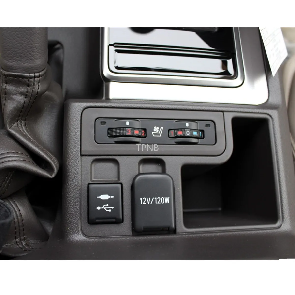 Нержавеющая сталь шестерни и usb разъем для зарядки Накладка для Toyota Land Cruiser Prado 150 FJ150 LC150 автомобильные аксессуары