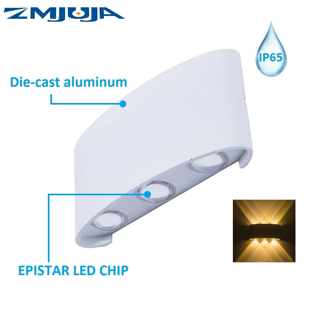 Светодиодная настенная лампа уличный водонепроницаемый светильник для спальни