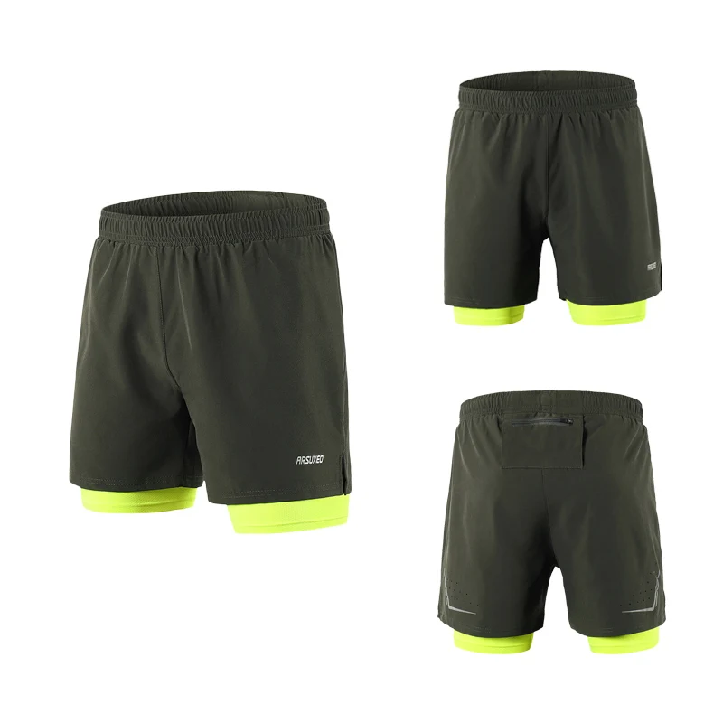 Новинка 2020 ARSUXEO велосипедные шорты для горного велосипеда бега быстросохнущие