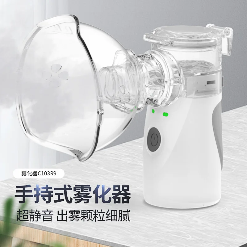 

Health Care Mini Handheld portable Inhale Nebulizer silent Ultrasonic inalador nebulizador Children Adult Rechargeable Automizer