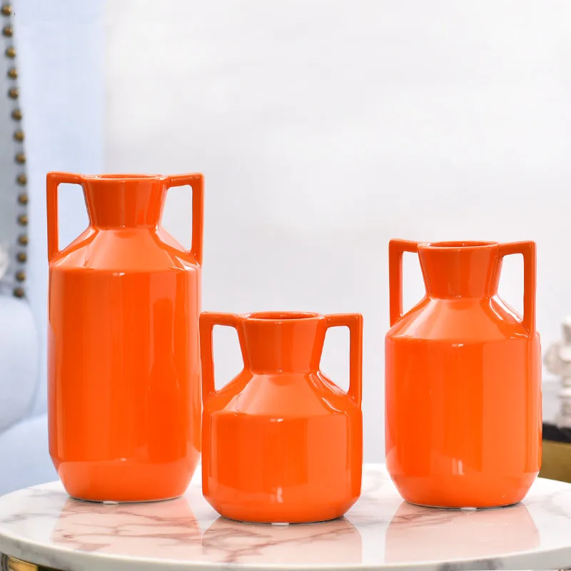 Керамическая Настольная ваза ремесла фигурки аксессуары для дома украшение