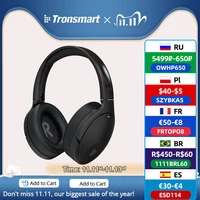 tronsmart apollo q10 hybrid active noise cancelling headset with 40mm dynamic neodymium speaker 1200mah up to 100 hour playtime
