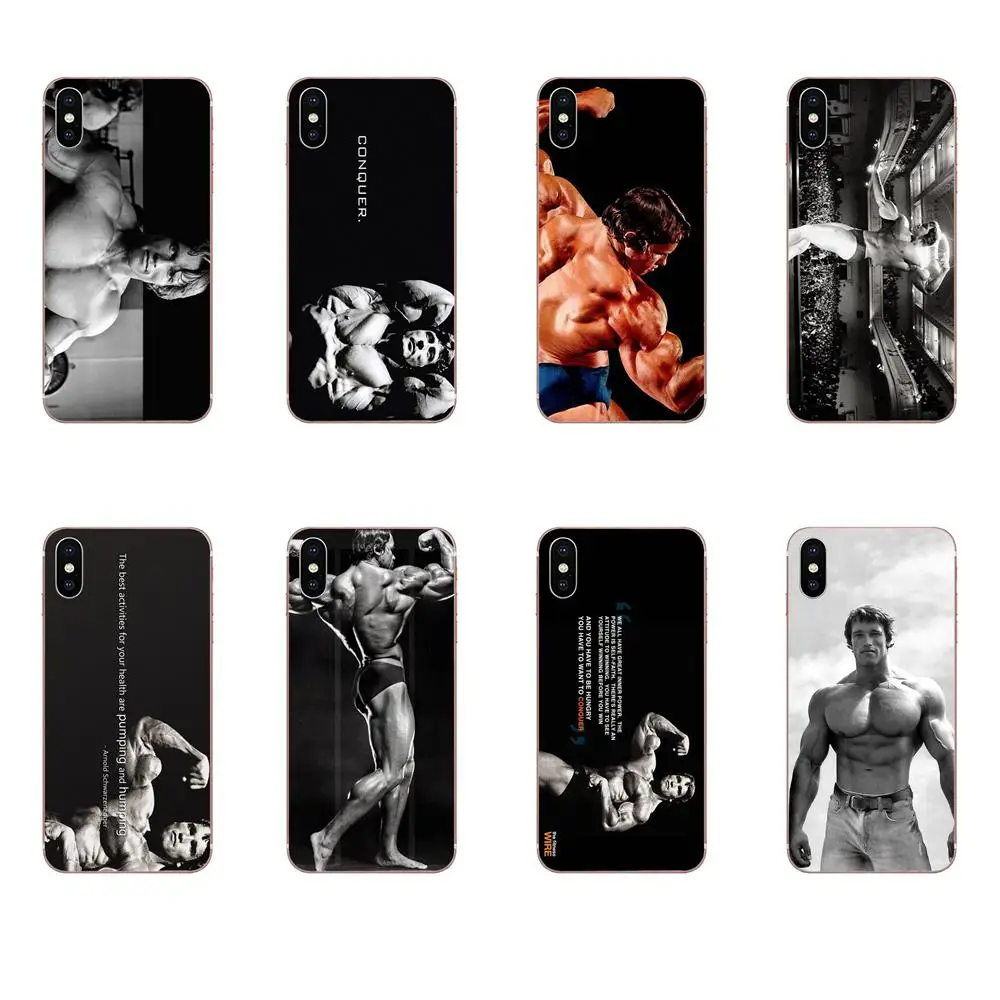 Арнольд для спортзала с мотивирующей надписью Шварценеггером samsung Galaxy Note 5 8 9 S3 S4 S5