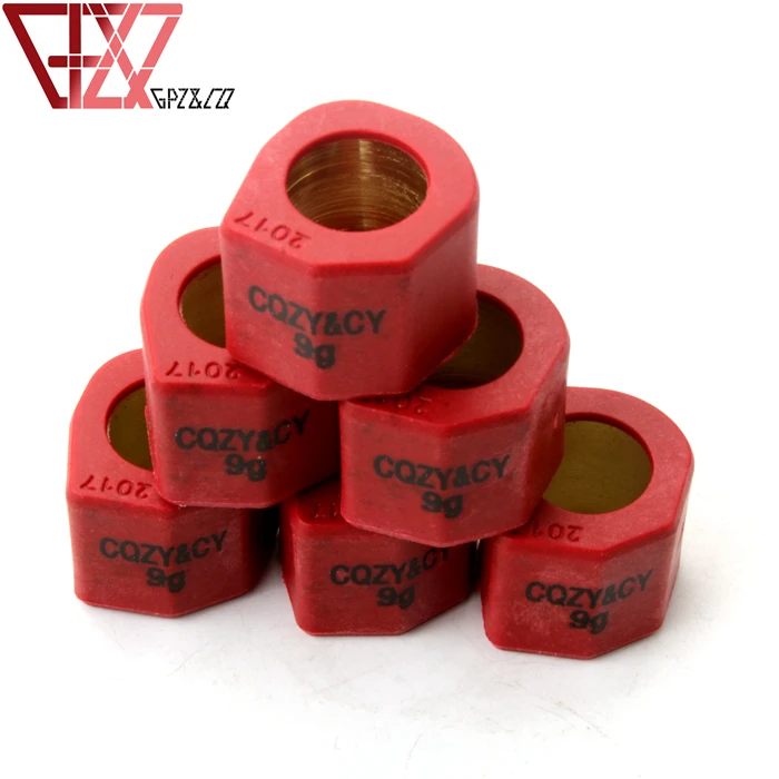 

Роликовые грузики вариатора 9 грамм 11 грамм 13 грамм 15 грамм 20x17 мм, 6 шт., для Suzuki 16, Burgman 150cc, Epicuro 125cc