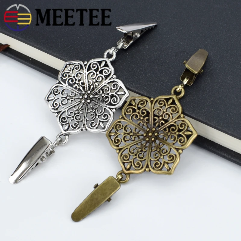 5/10 шт Ретро свитер кардиган зажим Пряжка металлическая брошь модные