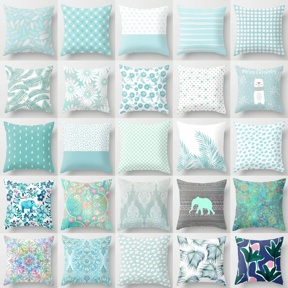 Очень популярная модель Hipster светильник синий темно зеленый мятный Подушка Чехлы