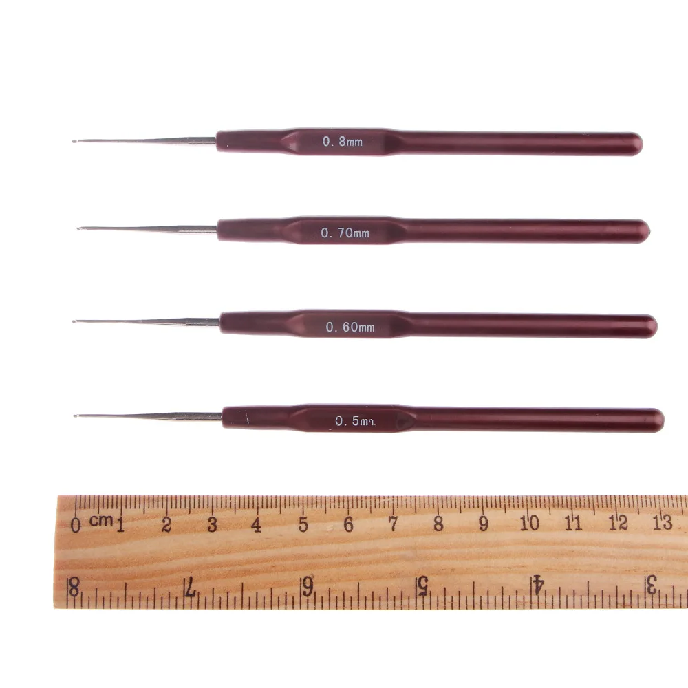 1 шт. игла для вязания крючком микро-Крючок изготовления плетения дредов