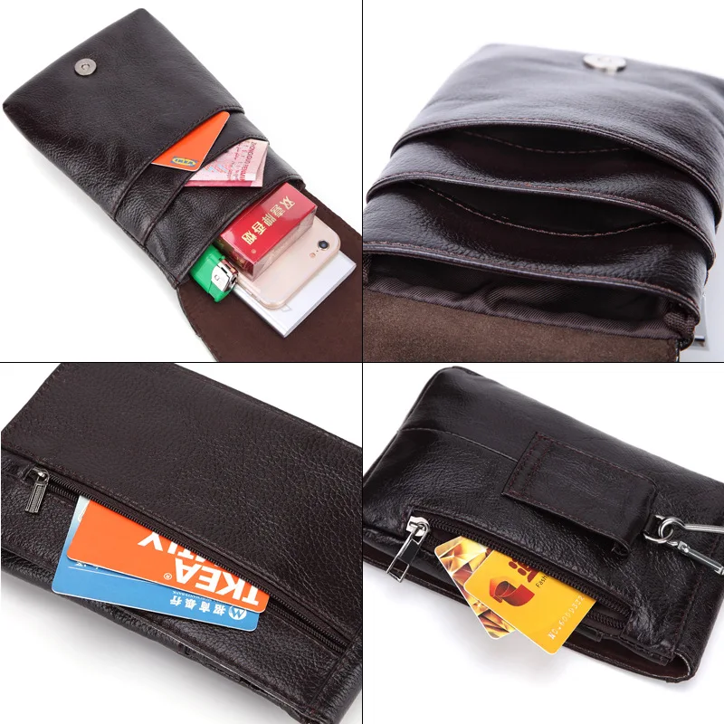 MISFITS ретро двойной чехол держатель для карт Мужская поясная сумка Универсальный