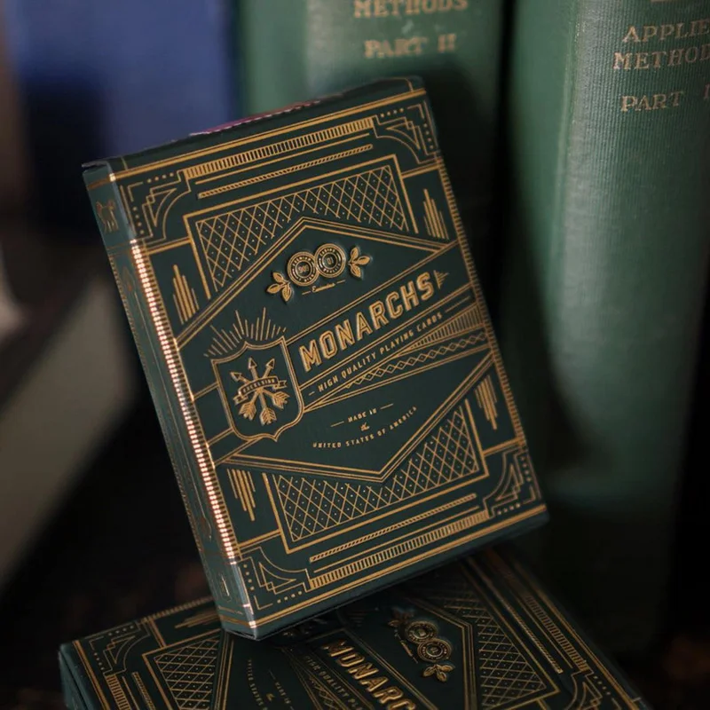 Зеленые/красные/синие карточки Monarch 1 шт. высококачественные игральные карты