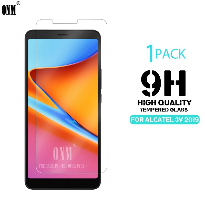 Закаленное стекло для alcatel 3V 2019 защита экрана Премиум Защитная пленка |