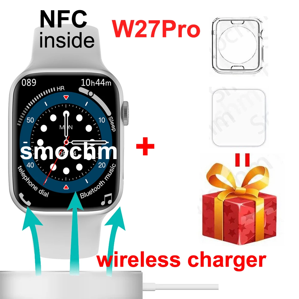 Водонепроницаемые Смарт-часы Smochm IWO14 W27Pro W27 максимальное расстояние 45 мм NFC -