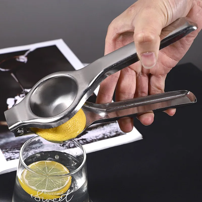 

Portable Stainless Steel Lemon Clip Household Manual Orange Juice Press Fruit Squeezing Tool