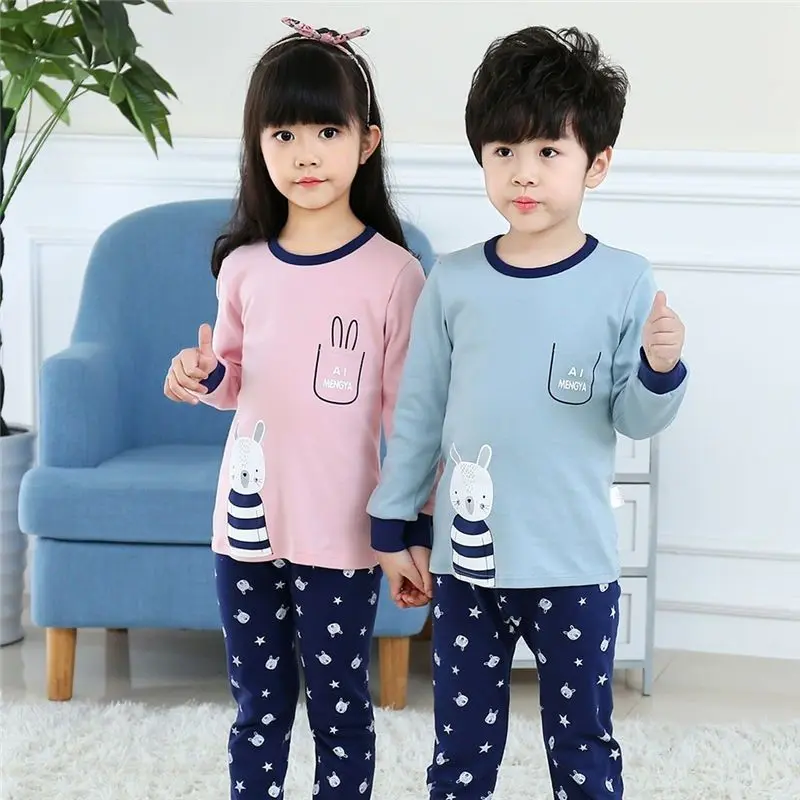 

Autumn Winter Kids Pajamas Sets Baby Girl Clothes Boys Pyjamas Girls Pijamas Baby Sleepwear Children's Long Sleeve T-shirt+Pants