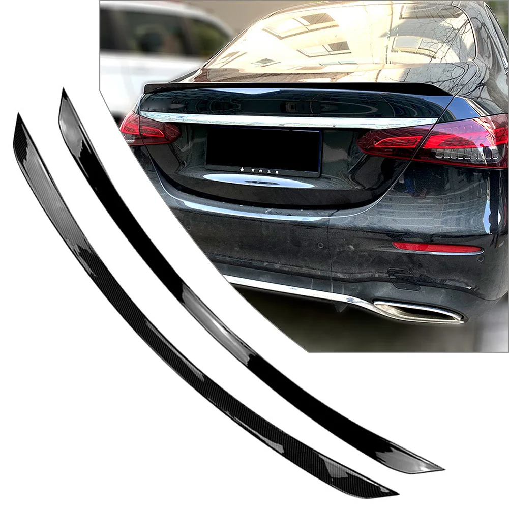 

Car Rear Trunk Spoiler Wing Lip Splitter Trim For Mercedes Benz W213 E-Class E260 E300 E63S 2016 2017 2018 2019 2020 2021