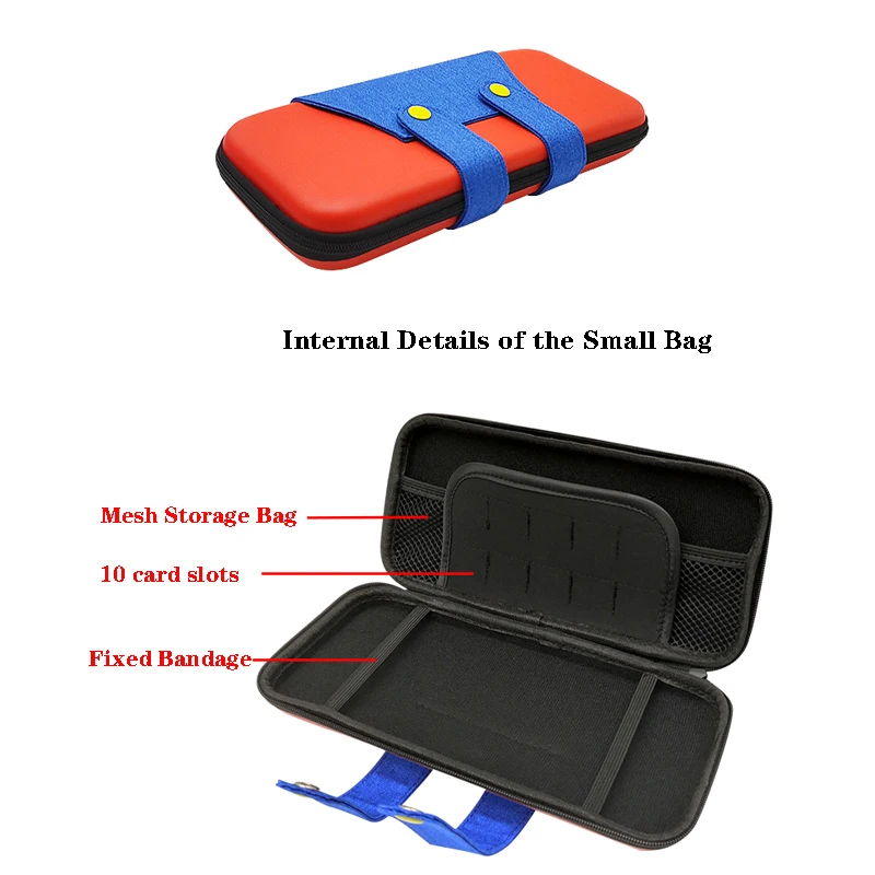 Жесткая ЭВА сумка для хранения Nintendo Switch игровая консоль NS Аксессуары Набор