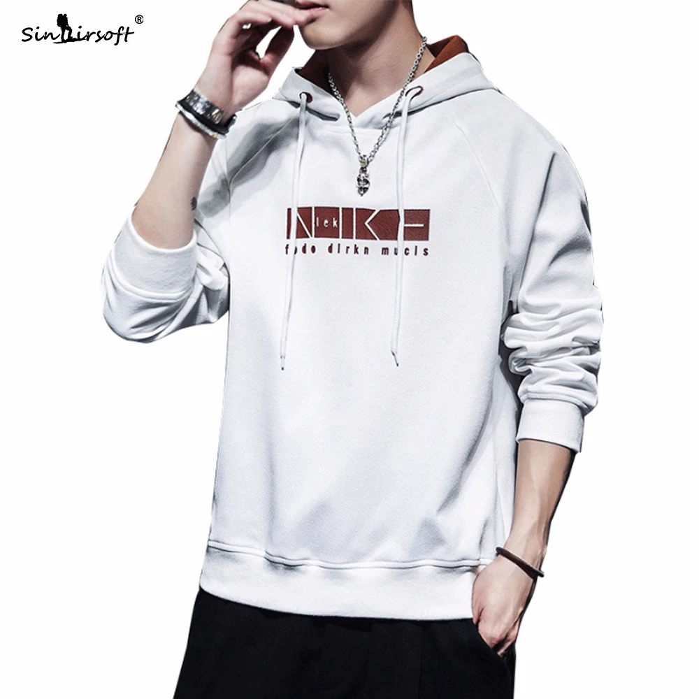 2019 осенне зимние трендовые мужские толстовки высокого качества с буквенным