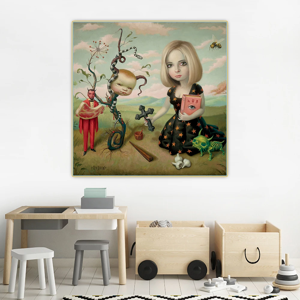 Citon Mark Ryden slslayer Canvas холст искусство картина маслом художественное оформление